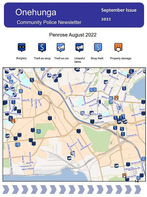 Penrose Crime Report for August 2022